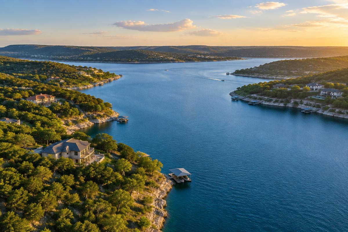 Lake Travis neighborhood in Austin, Texas